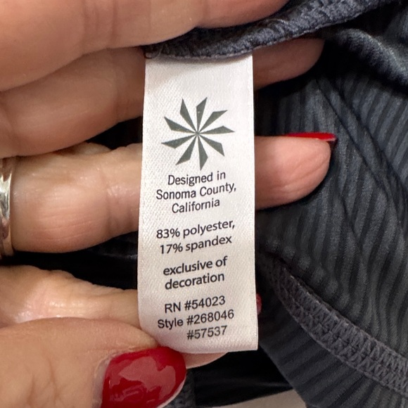 Women's Black Long Sleeve Top XLT - Picture 6 of 8